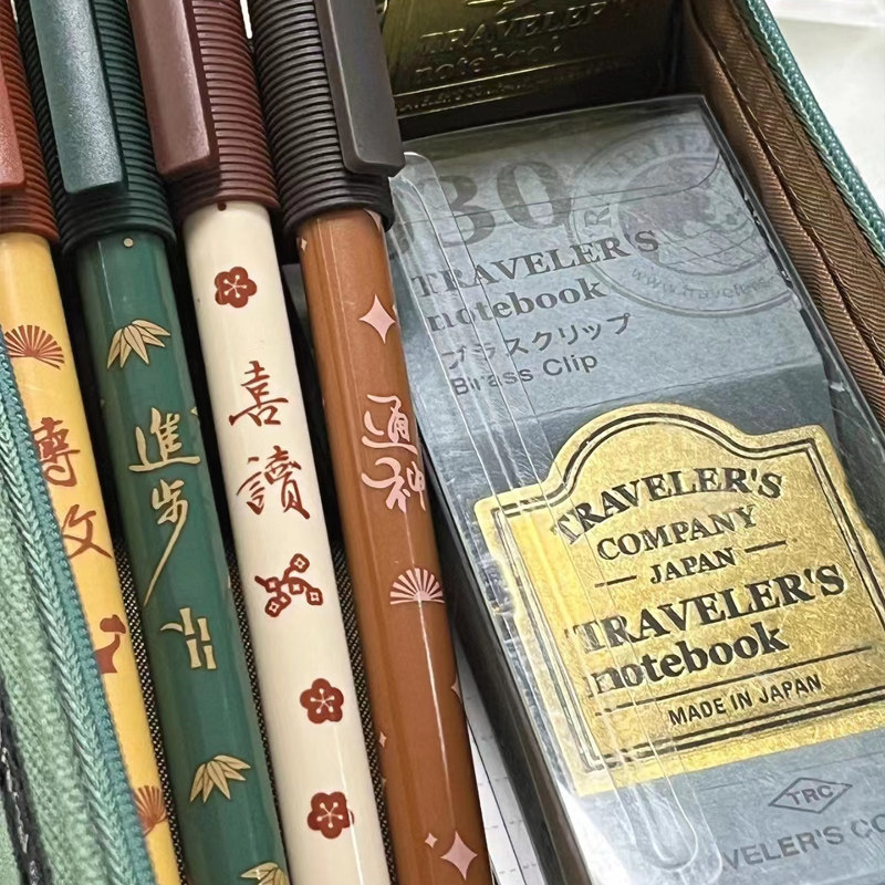 KACO 清华大学艺术博物馆联名-珍宝孜孜好学中性笔学生书写刷题笔