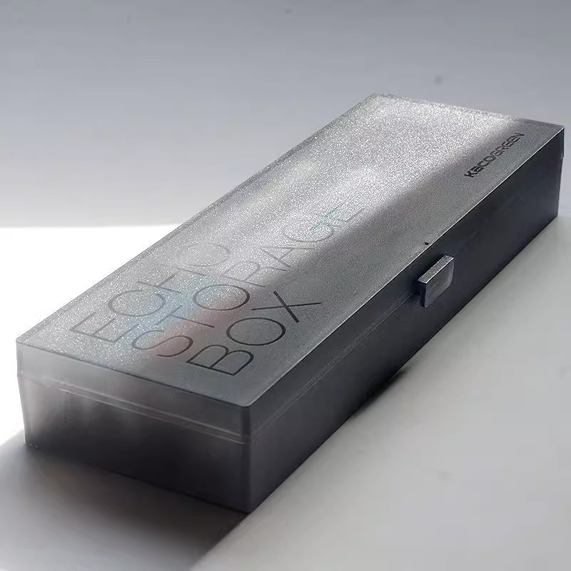 KACO透明塑料磨砂文具盒铅笔盒