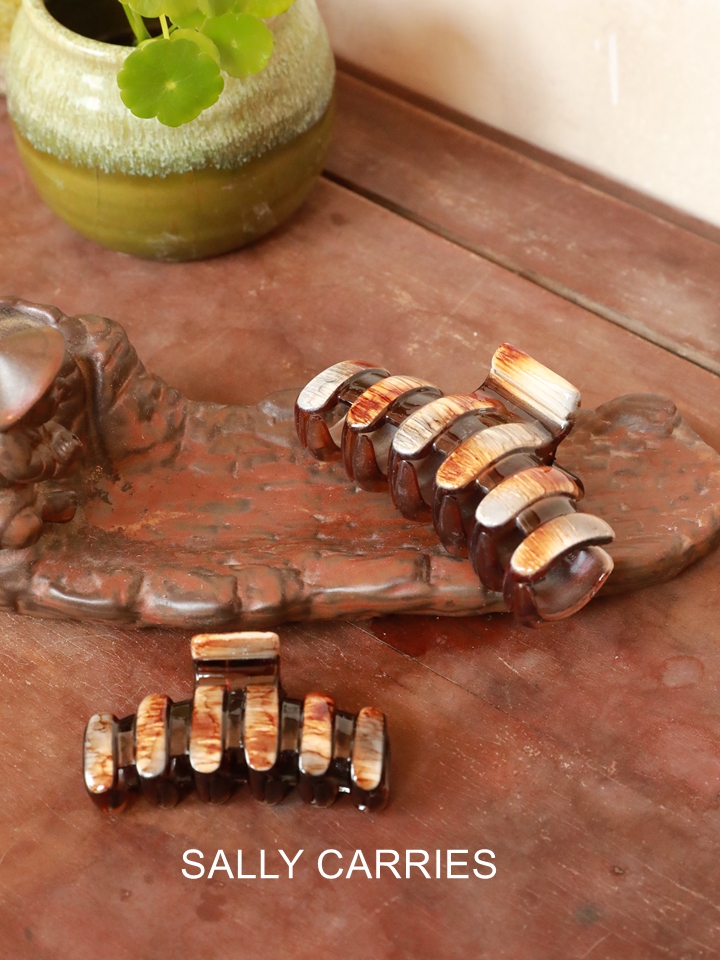 vintage鲨鱼夹发抓抓夹