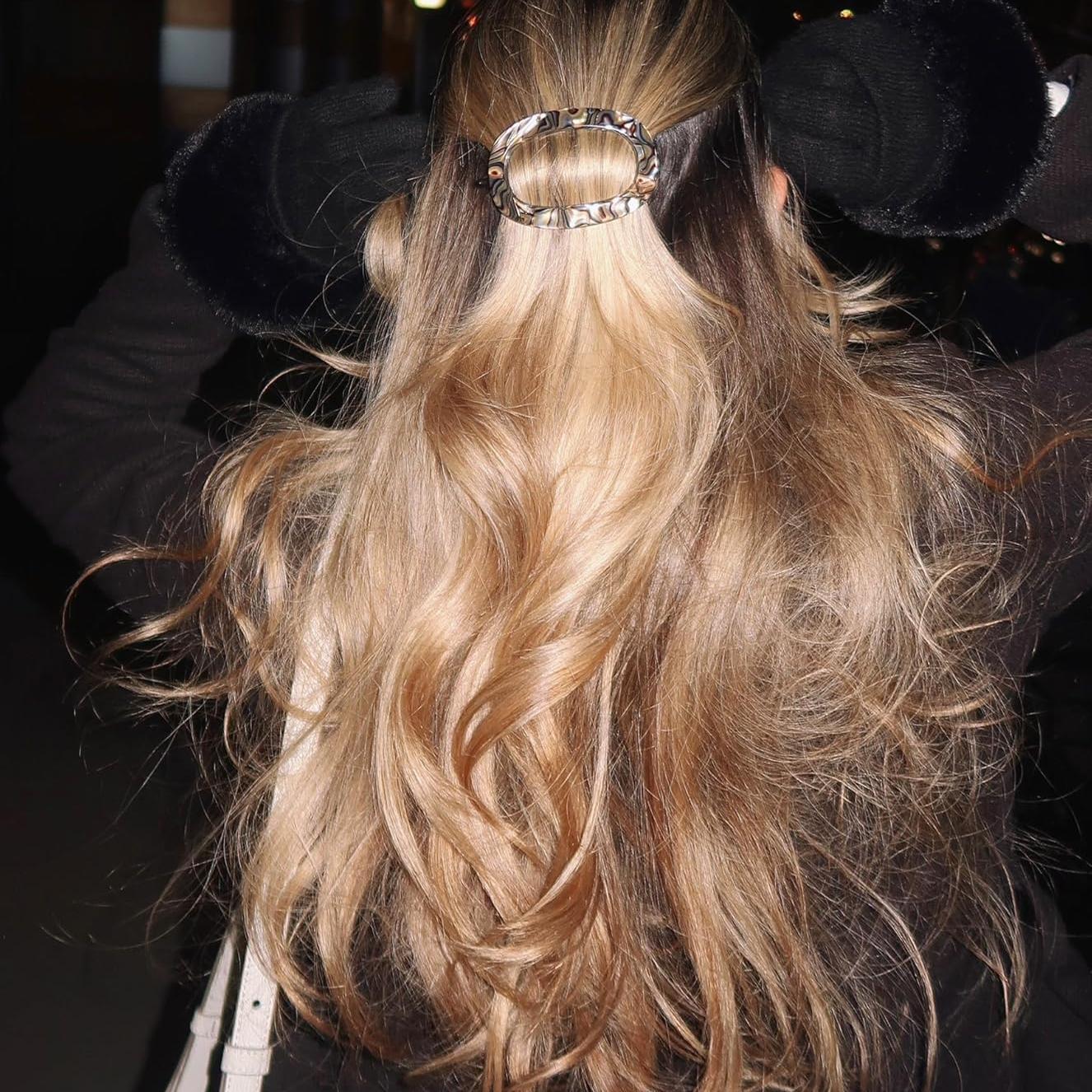 高级感章小蕙法国醋酸边夹现货