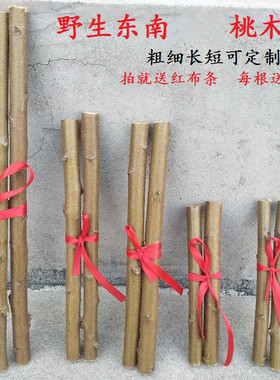 山东桃木树枝桃枝随身携带