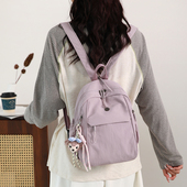 多功能宝妈带娃外出妈咪包休闲轻便溜娃双肩包便携单肩胸前小背包