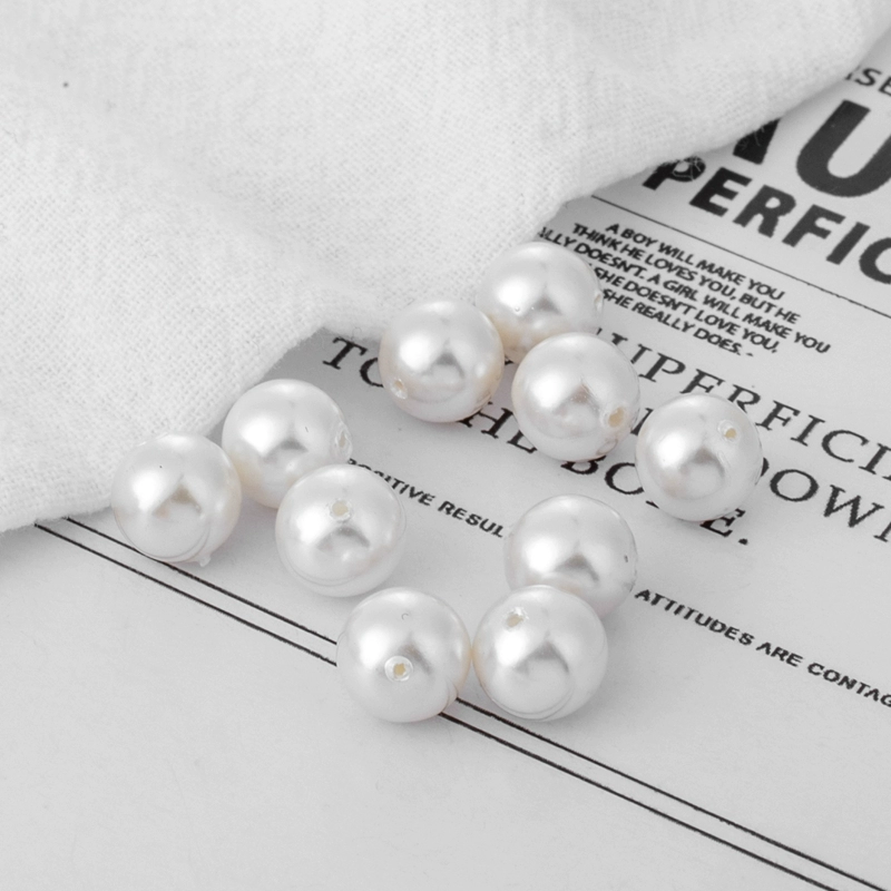 天然珍珠贝壳穿孔耳钉耳环材料包