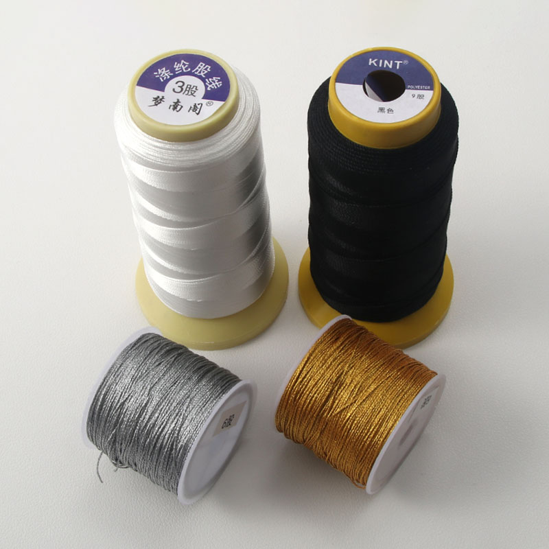 线大卷串珠diy手工扫帚