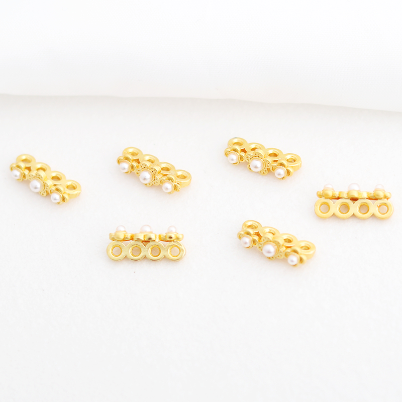 保色四孔11mm单排扣隔片diy饰品