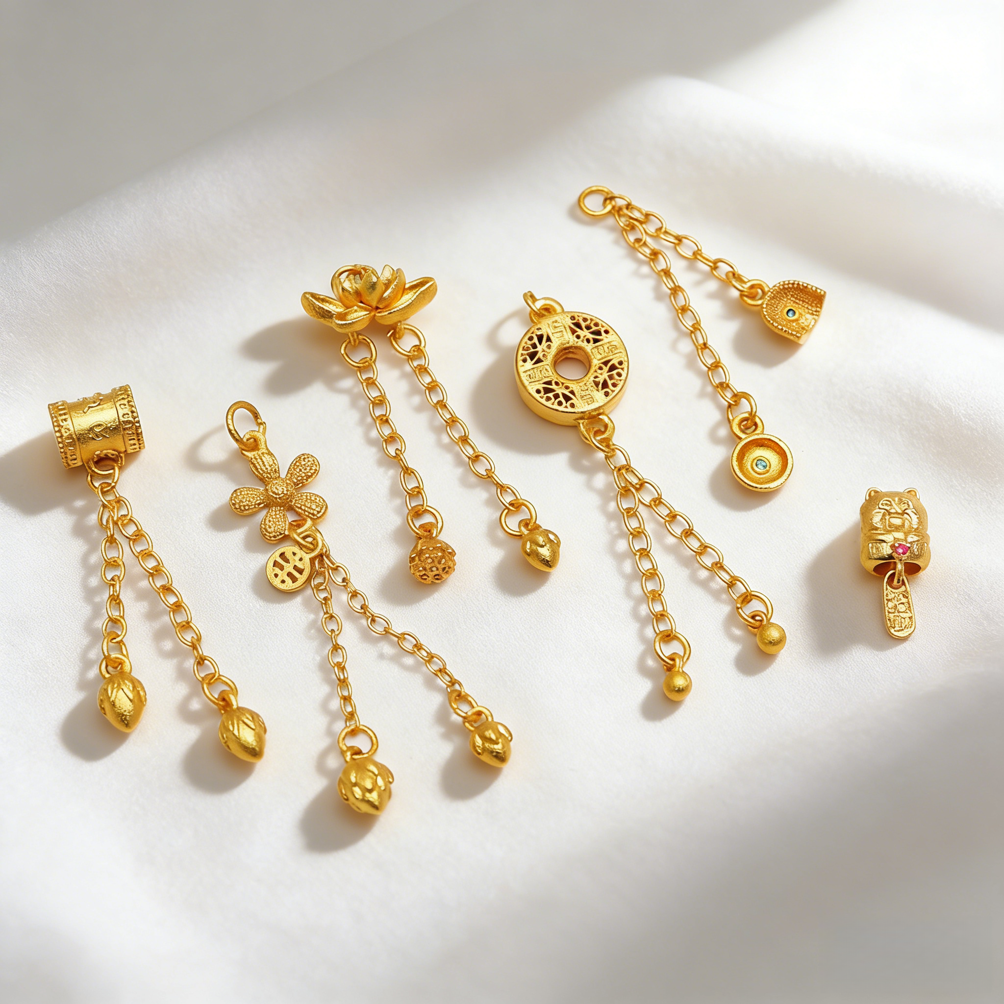 强保色古法沙金提溜坠花苞耳环手链隔珠diy手工饰品耳坠流苏吊坠,饰品/流行首饰/时尚饰品新,其他DIY饰品配件,淘宝优惠券,粉丝福利购,淘宝优惠卷