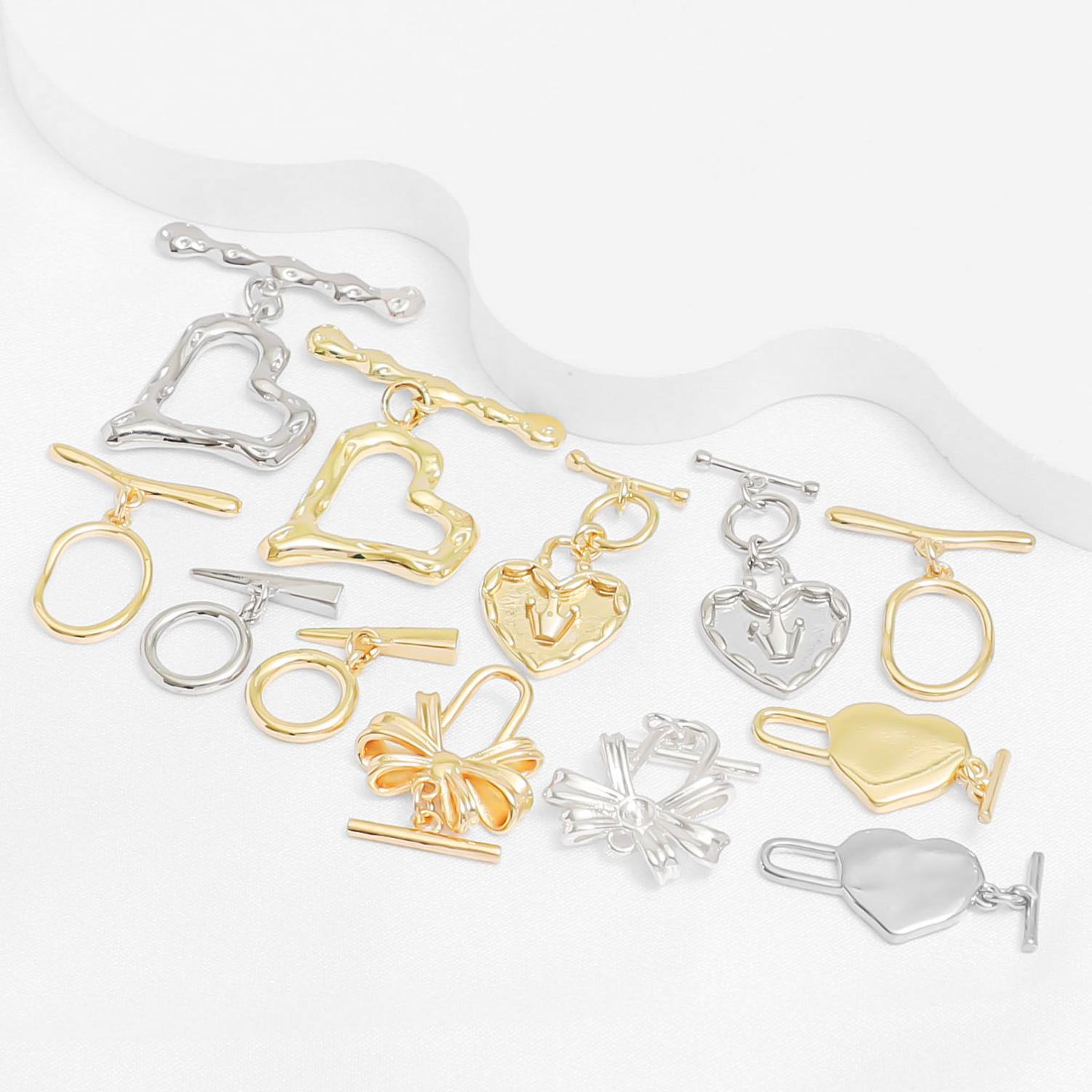 14k包金保色配件扣项手链diy