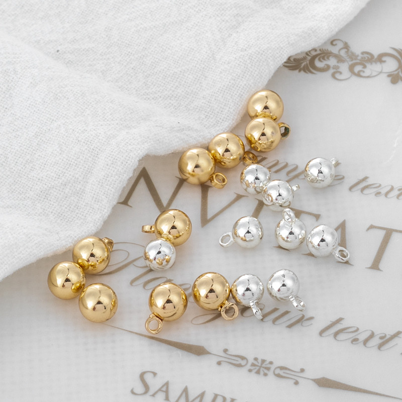 14K包金吊球保色光面实心圆珠项链手链小吊坠吊珠DIY饰品手工配件,饰品/流行首饰/时尚饰品新,其他DIY饰品配件,淘宝优惠券,粉丝福利购,淘宝优惠卷