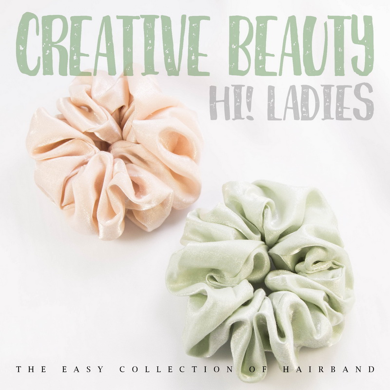 纯色皮筋头饰日韩风大发圈