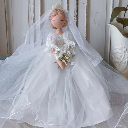 婚纱新娘设计玩偶娃娃 婚礼定制礼品礼物结婚礼品朋友生日礼物