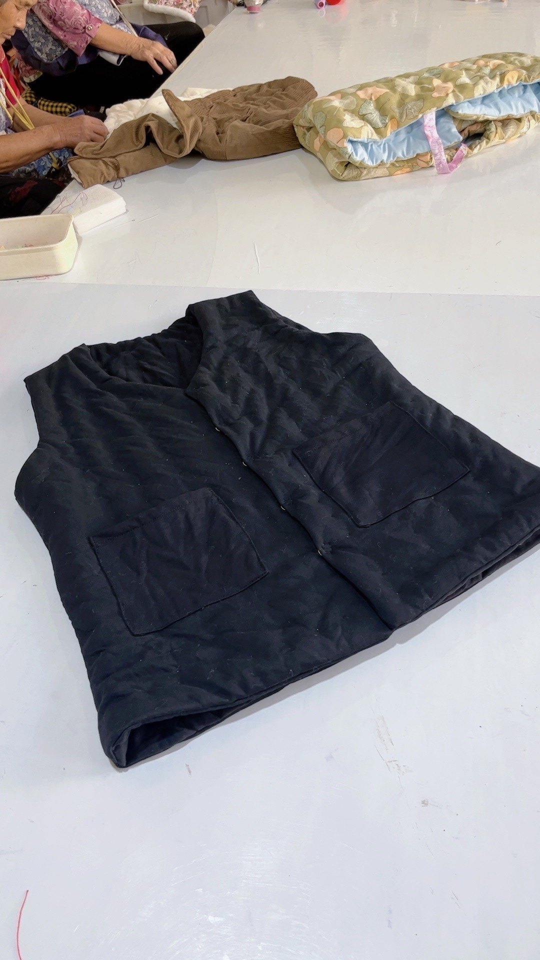 男士老头子马甲手工棉花一针一线缝制男士马甲带口袋带口袋,男装,常规马甲,淘宝优惠券,粉丝福利购,淘宝优惠卷