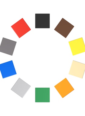 200块 MOC国产小颗粒积木零件 兼容乐高 3070 平面1x1