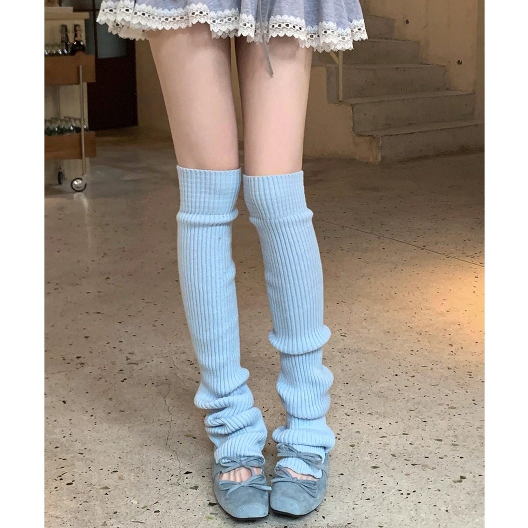 芭蕾风踩脚袜套女秋冬70cm加长堆堆袜Baby蓝色过膝长筒袜辣妹腿套,女士内衣/男士内衣/家居服,长筒袜,淘宝优惠券,粉丝福利购,淘宝优惠卷