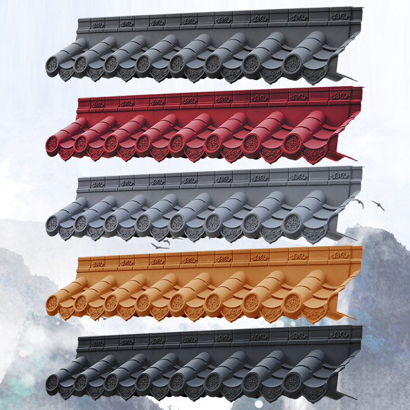 小号祥云免架子封底瓦树脂一体徽派墙饰新中式仿古壁饰马头墙挂件,基础建材,石棉瓦,淘宝优惠券,粉丝福利购,淘宝优惠卷