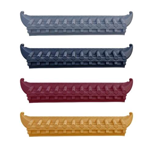 新中式复古风塑料立体屋檐瓦挂饰