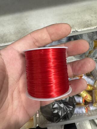 Elastic Thread Beading String Bracelet Weaving Thread Wear-Resistant Bracelet Buddhist Bead Thread Flat Silk Multi-Strand Good Elasticity Commonly Used for Threading Bracelets