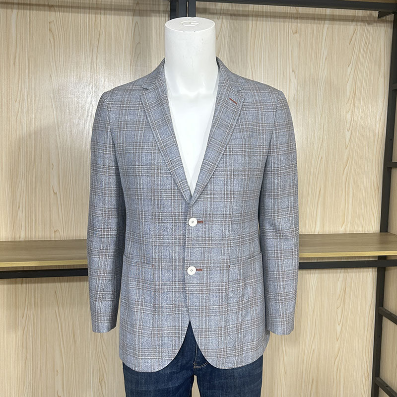【1折促销】金利来男装外套春季常规含羊毛单西服MZD21251710-58