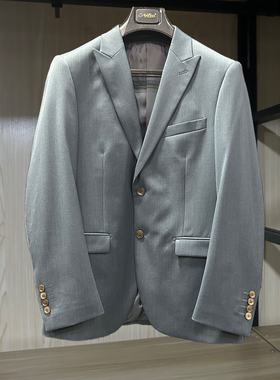 金利来商务男装西服秋冬款修身版含羊毛休闲外套MZTF25016214-54