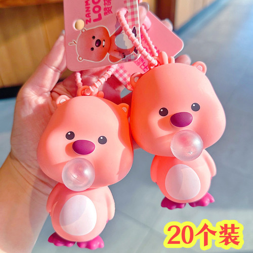 网红儿童玩具露比吹泡泡挂件