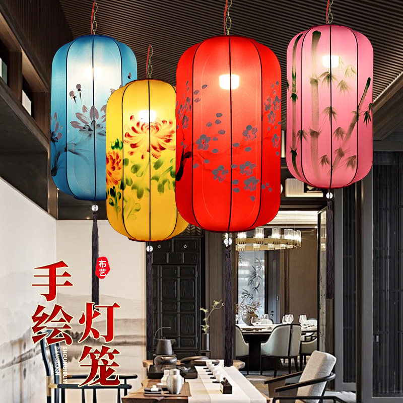 弹力布灯笼免费印刷可绘图做连串