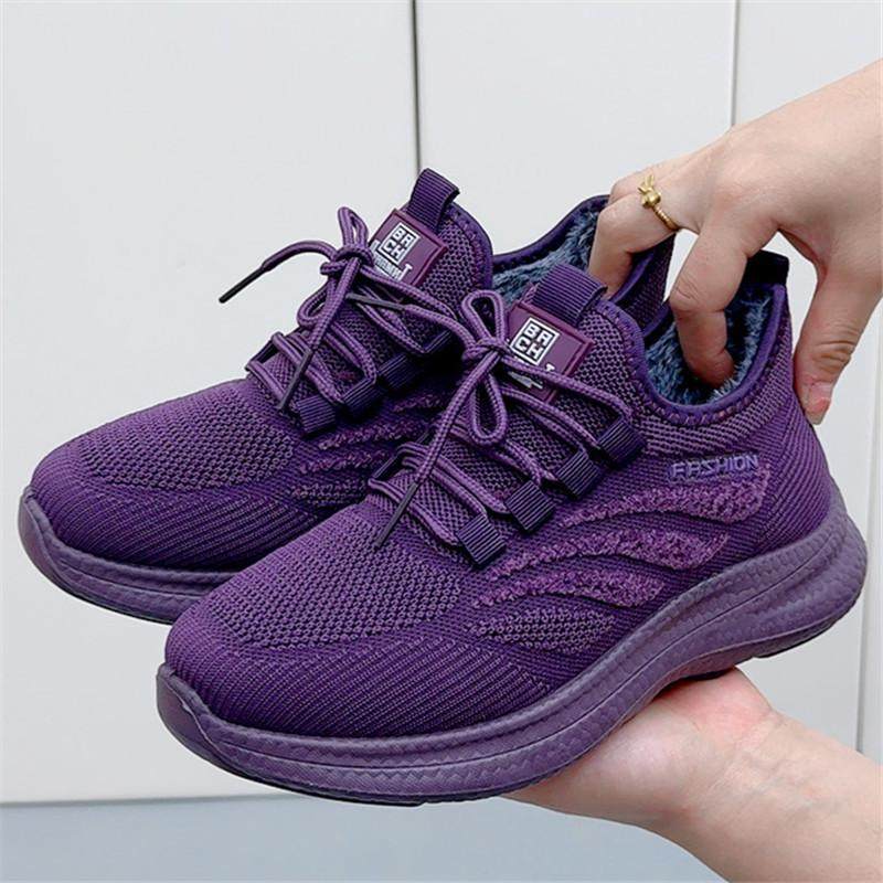 2024女冬季新款加绒加厚保暖女士休闲运动鞋妈妈鞋软底老北京布鞋,女鞋,棉鞋,淘宝优惠券,粉丝福利购,淘宝优惠卷