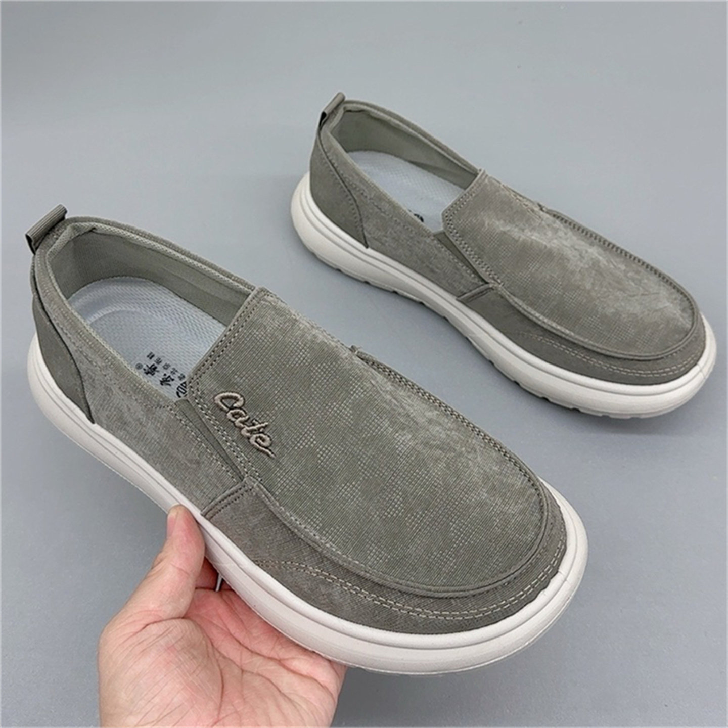 男士一脚蹬休闲老北京布鞋春秋男款轻便软底爸爸鞋开车男士单鞋,流行男鞋,布鞋,淘宝优惠券,粉丝福利购,淘宝优惠卷