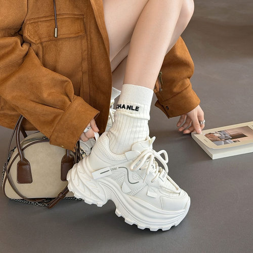 冰芙尼2025新款老爹鞋