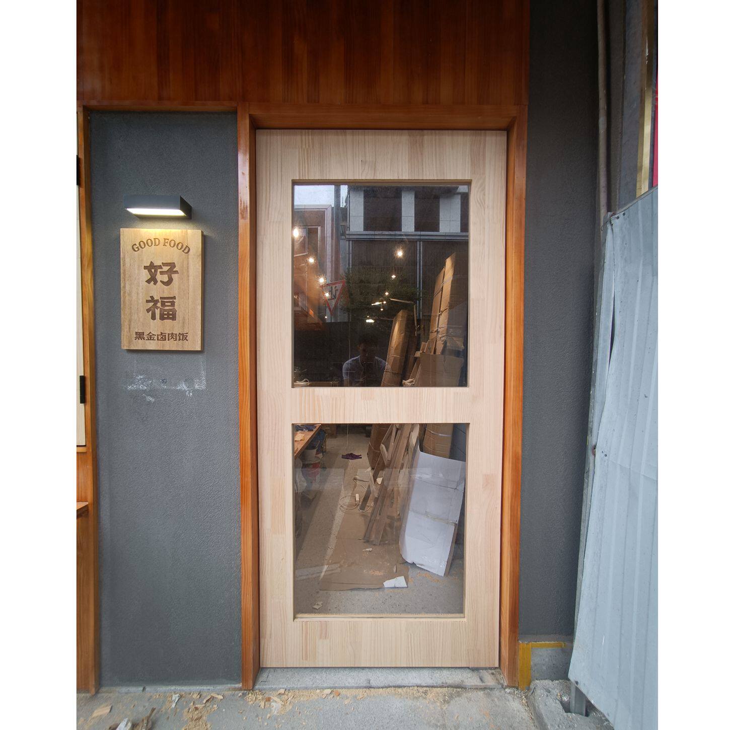 地弹簧门内外开门自由门