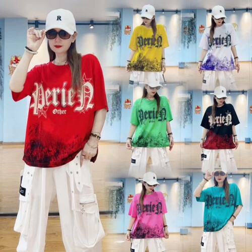 冰丝棉短袖曳步舞套装冰丝夏季