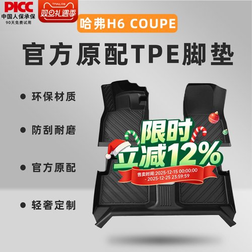 [哈弗H6COUPE]专车定制TPE脚垫