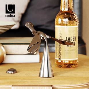 【清仓】umbra开瓶器平衡飞鸟啤酒起瓶器金属样板房装饰摆件新居