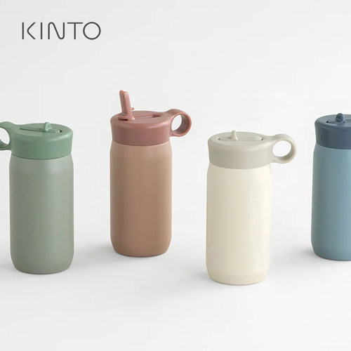 kinto儿童便携吸管保温杯