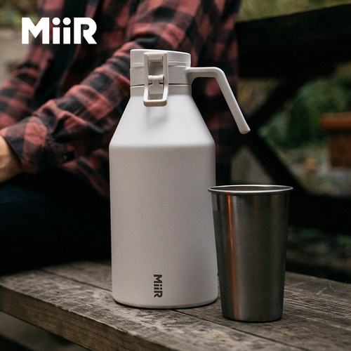 美国MiiR保温壶不锈钢大容量户外露营热水瓶保冷便携手柄Growler