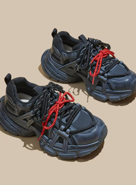 厚底轻便防滑老爹鞋女2025新款秋款女款鞋子爆款软底不累脚百搭潮