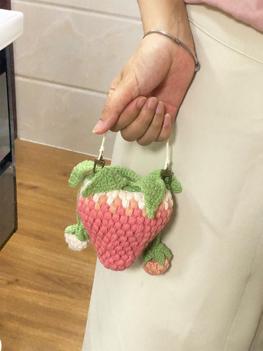 细牛奶棉手工钩织包包DIY
