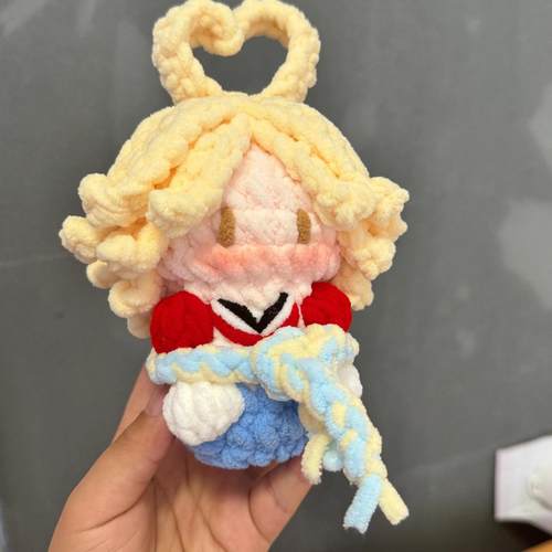 毛线钩织怪诞心理学家华晨宇软糖玩偶diy材料包手工编织摆件礼物