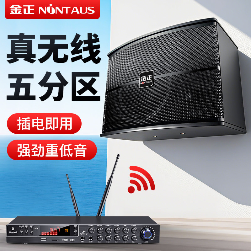 商用壁挂无线音响商用店铺专用音箱重低音会议室舞蹈室健身房餐厅