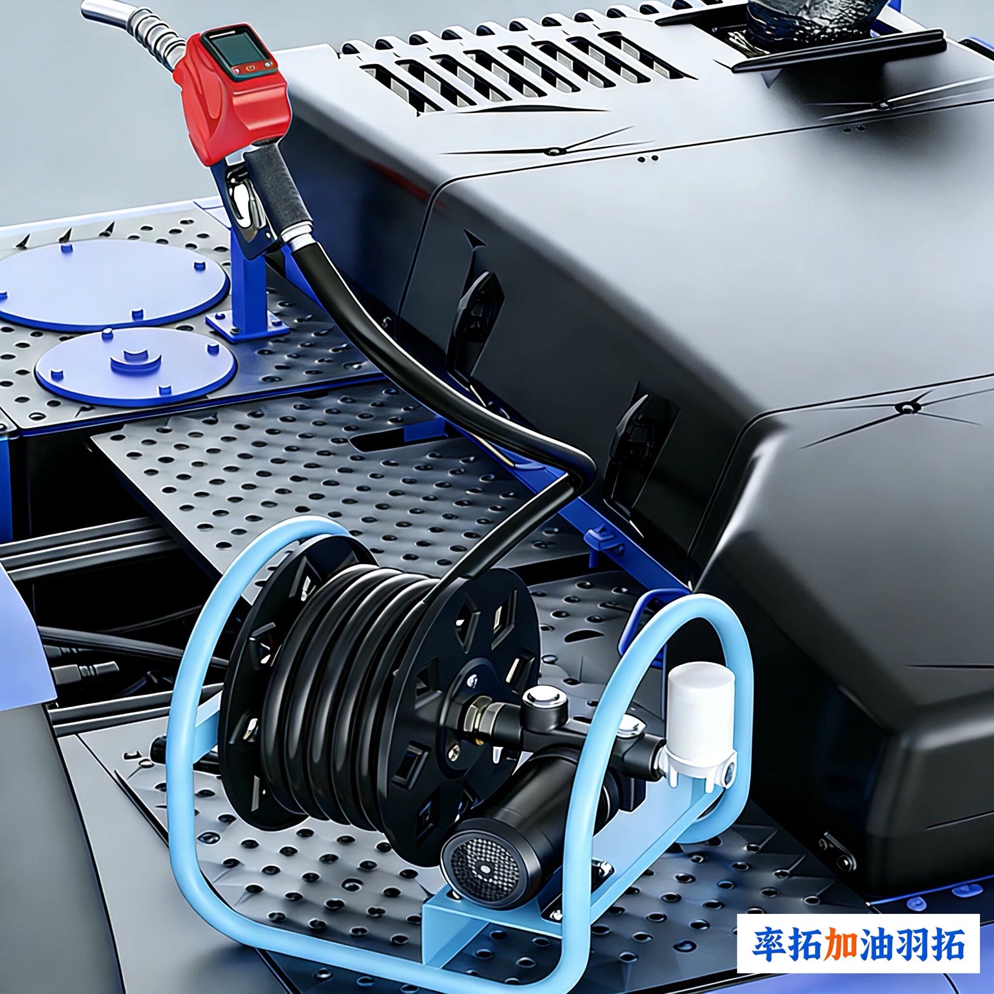 新款电动抽油泵柴油12v24v220v伏加油机车载小型加油枪带计量泵