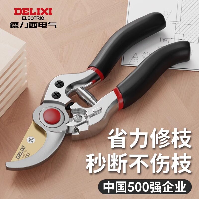德力西修剪树枝剪刀剪枝专用枝剪图片