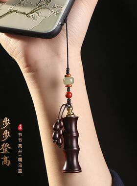 可打开装东西项链空心竹节吊坠毛衣链长款男女民族风汽车挂件礼品