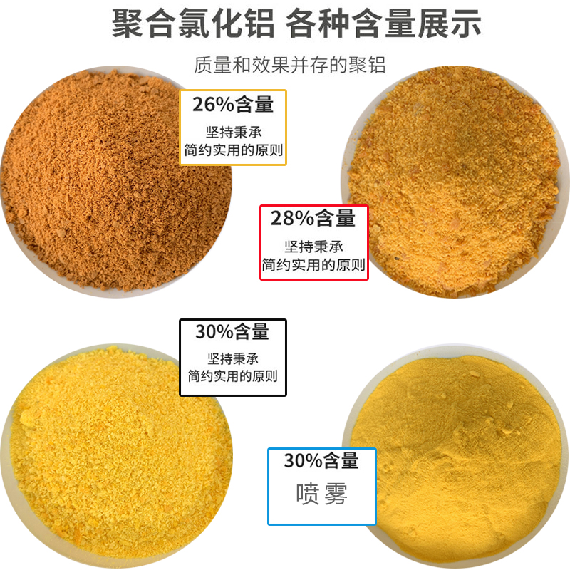 新品聚合氯化铝PAC絮凝剂污水处理游泳池沉淀剂工业污水处理剂澄