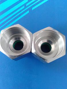 304不锈钢气动快插直通PCF1 4英制管接头6.35mm316美制内螺纹气嘴