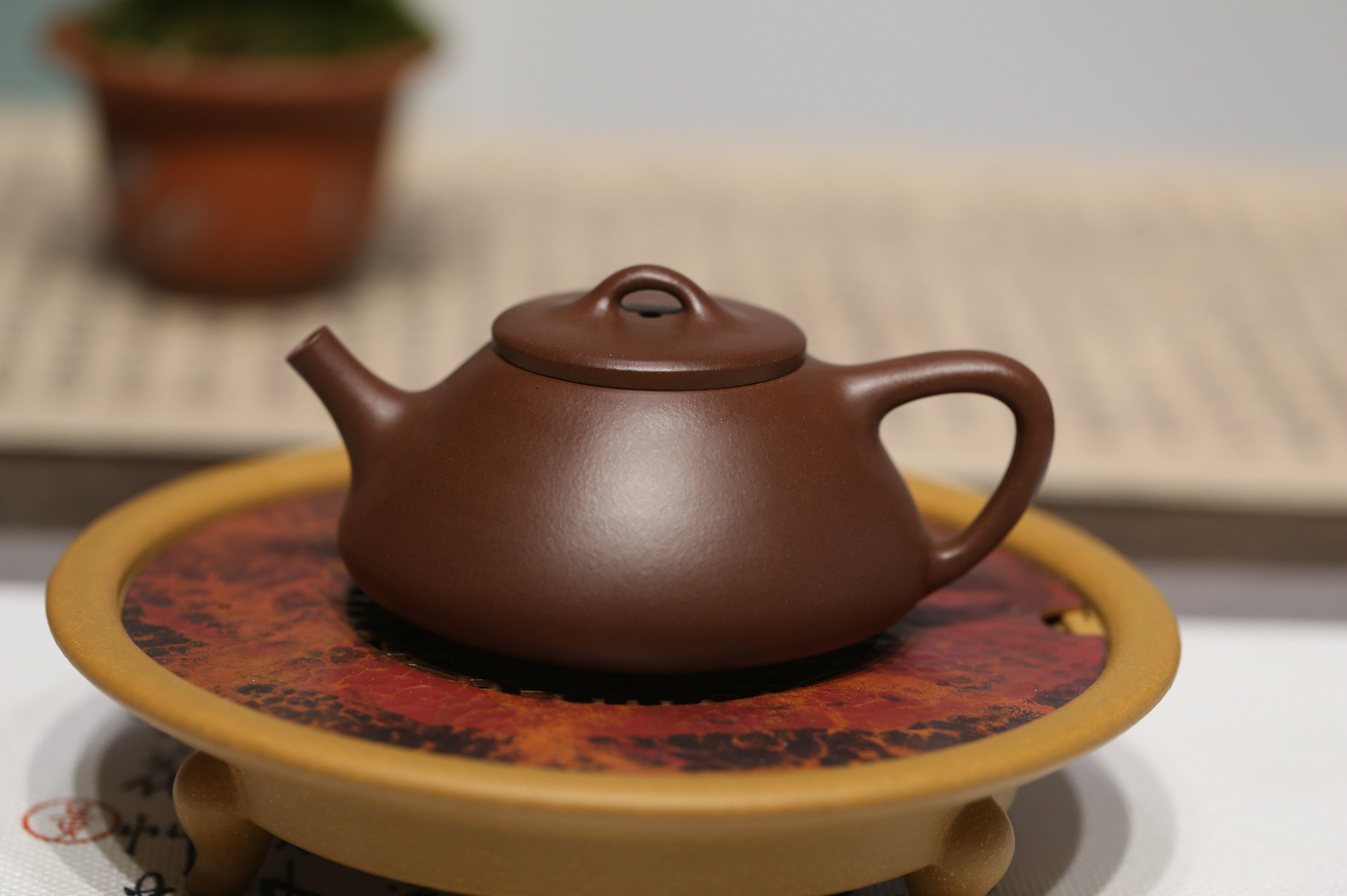 宜兴紫砂壶全手工原矿老紫泥石瓢茶具泡茶器功夫茶壶