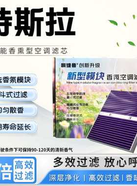 特斯拉Model 3/Y/S新款原装专用香氛模块滤清器格香薰空调滤芯