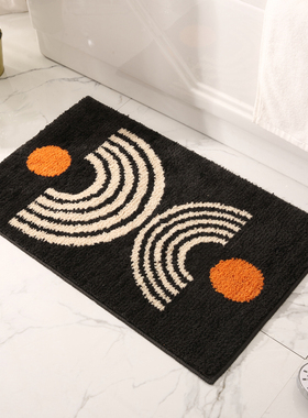 卫生间吸水地垫浴室防滑地垫北欧加厚家用厕所进门垫脚垫地毯卫浴