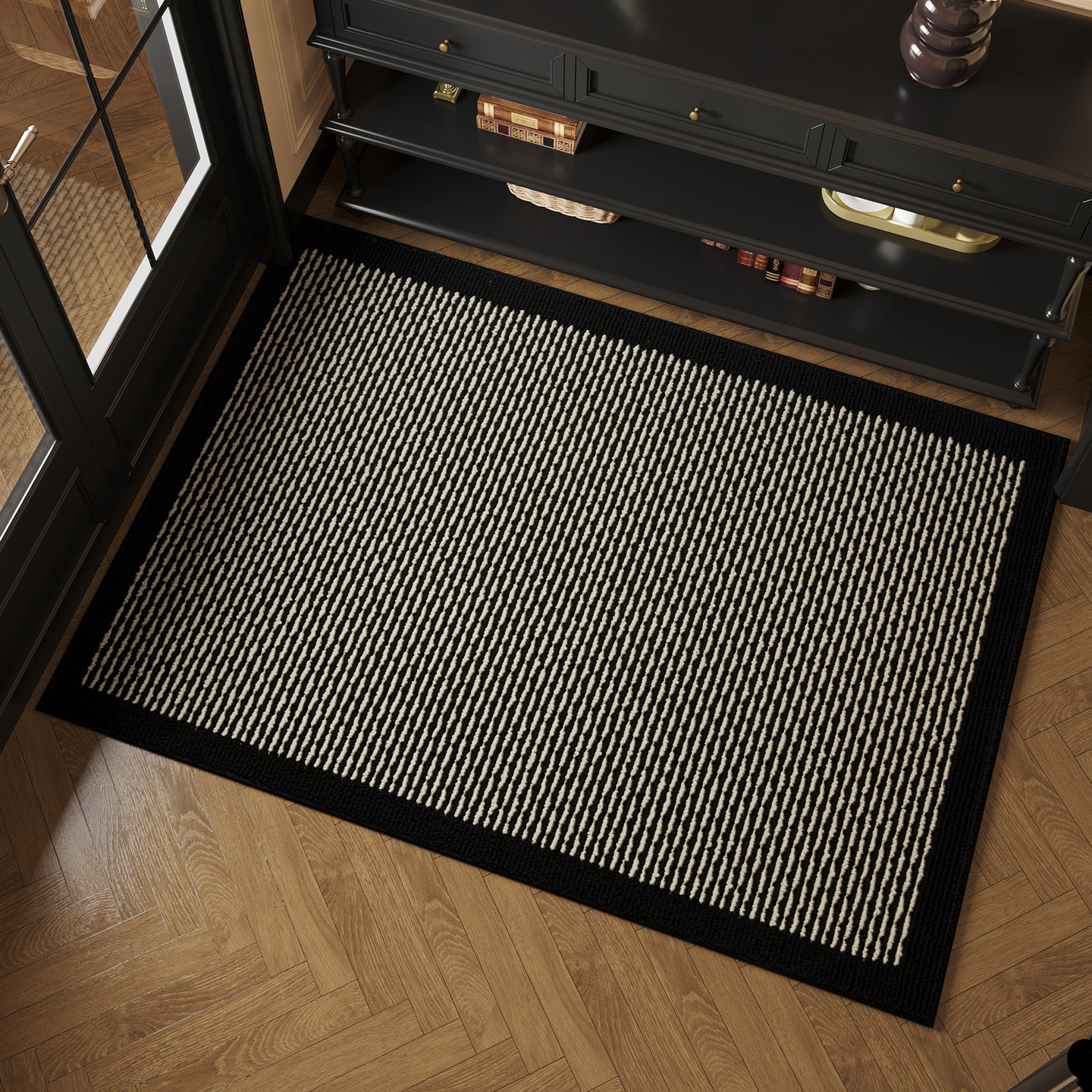 中古风入户门地垫进门地毯新款