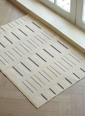 中古风入户门垫进门地垫2025新款高级感耐脏防滑脚垫玄关门口地毯