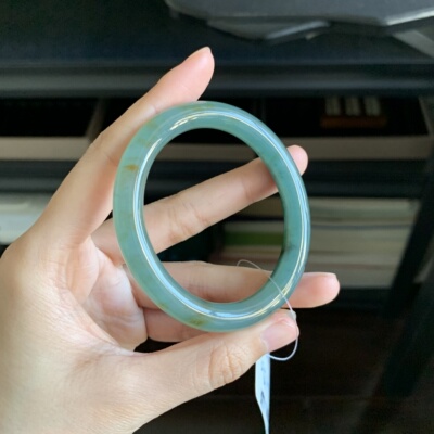 毛毛的翠//M 12927/特色湖水绿洒桂花翡翠贵妃/52.7-50.5/3999