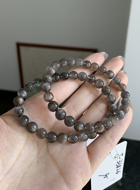 毛毛的翠/J 3325 3326/天然星辉骨干水晶手串/卡7.0/98 90