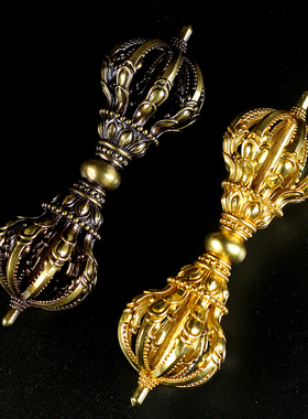 藏传纯铜九股降魔杵朋友上师